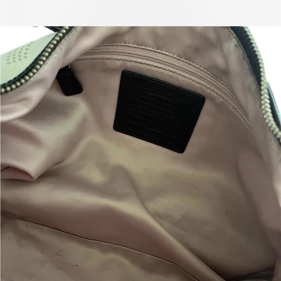 Coach Beige and Brown Shoulder Bag - Picture 4 of 4